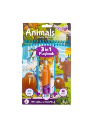 Qwi Toy 3 in 1 Spielbuch Tiere