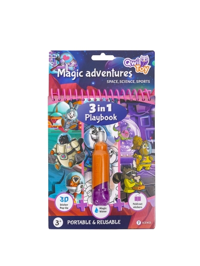 Qwi Toy 3 in 1 Spielbuch Magische Abenteuer