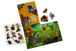 Qwi Toy 3 in 1 Spielbuch Zeitreise