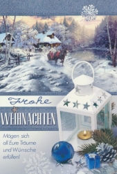 Weihnachtskarten 100 Stück 8 Motive