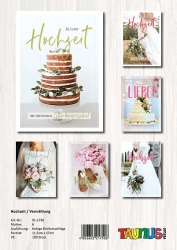 Hochzeitskarten 100 Stück 6 Motive