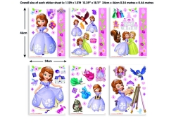 Walltastic 41523 Wandaufkleber Sofia die Erste /