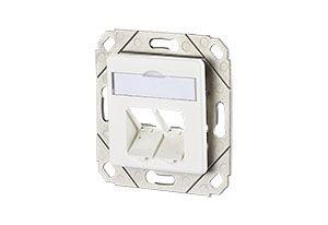 METZ CONNECT/BTR NETCOM Datenanschlussdosen für 2xE-DATModul Cat.6A 8/8(8)Upk