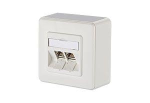 METZ CONNECT/BTR NETCOM Datenanschlussdosen 2xRJ45 E-DATModul Cat.6 8/8(8)AP