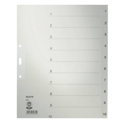 1232 Zahlenregister - 1-10, Papier, A4 Überbreite,...