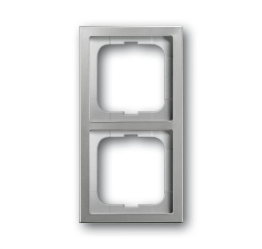 BUSCH-JAEGER Abdeckrahmen 1722-866K 2fach pur edelstahl Edelstahl