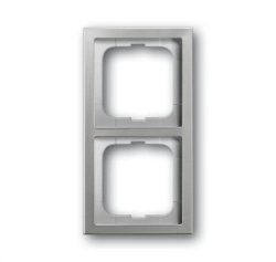 BUSCH-JAEGER Abdeckrahmen 1722-866K 2fach pur edelstahl...