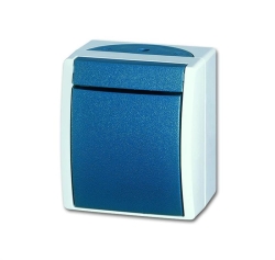 BUSCH-JAEGER Wechselschalter 2601/6 W-53 ocean 10A 1polig...
