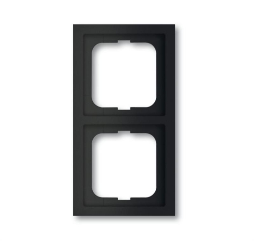 BUSCH-JAEGER Abdeckrahmen 1722-885K 2fach schwarz matt