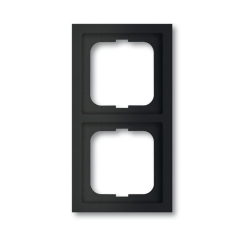 BUSCH-JAEGER Abdeckrahmen 1722-885K 2fach schwarz matt