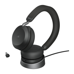 Jabra Headset Evolve2 75 USB-C MS Teams mit Ladestation...