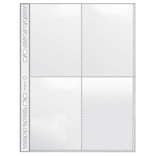 Sammelhülle - A4, 4-tlg., glasklar, 12 mym