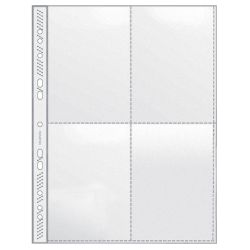 Sammelhülle - A4, 4-tlg., glasklar, 12 mym