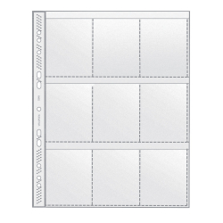 Sammelhülle - A4, 9-tlg., glasklar, 12 mym