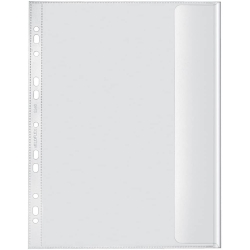Dokumentenhülle EURO - A4, PP, genarbt, transparent