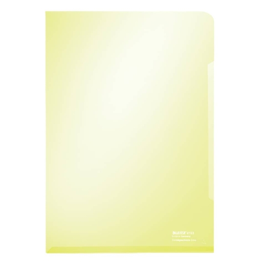 4153 Sichthülle Super Premium, A4, PVC, dokumentenecht, gelb