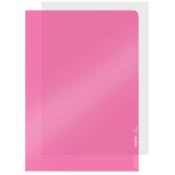 4100 Sichthülle Premium, A4, PVC, dokumentenecht, rot