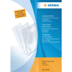 5026 Ausweishüllen - 220x310 mm für Format DIN...