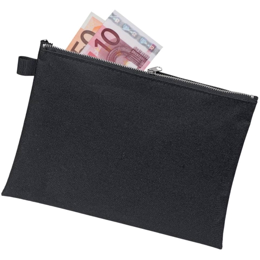 Bank- / Transporttasche - für A5, Stoff, schwarz