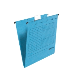 Hängemappe - A4, 230 g/qm, seitlich offen, blau