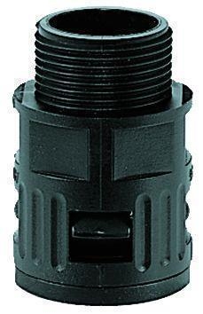FLEXA Schlauchverschraubung RQG-M 20 schwarz