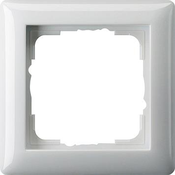 GIRA Abdeckrahmen 021103 1fach Standard 55 reinweiss