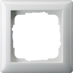 GIRA Abdeckrahmen 021103 1fach Standard 55 reinweiss