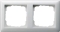 GIRA Abdeckrahmen 021203 2fach Standard 55 reinweiss