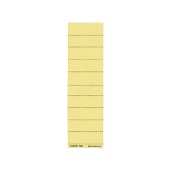 1901 Blanko-Schildchen - Karton, 100 Stück, gelb