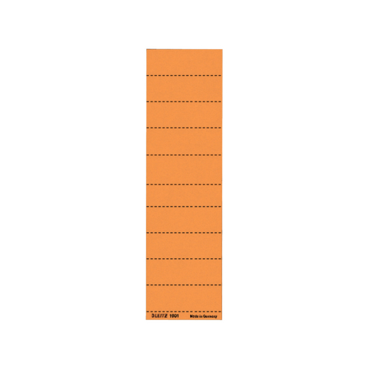 1901 Blanko-Schildchen - Karton, 100 Stück, orange