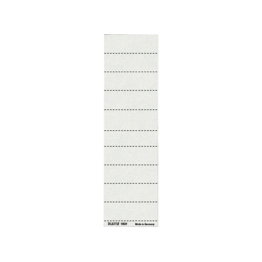 1901 Blanko-Schildchen - Karton, 100 Stück, weiß