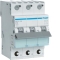 HAGER Leitungsschutzschalter, Automat MBS316 3polig B16A 6kA QC 3M