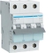 HAGER Leitungsschutzschalter, Automat MCN316 3polig C16A 6kA