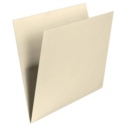 Einstellmappe mit Schreibrand chamois, Kraftkarton, 180 g/qm