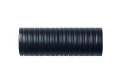 HEGLER Steckmuffe DN20 schwarz gerillt