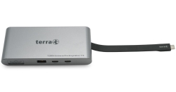 TERRA MOBILE Dockingstation 770 USB-C Dual Display Dockingstation mit Dual Display für unterwegs!
