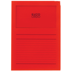 Sichtmappen Ordo classico - rot, 120g, 100 Stück,...