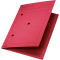 3998 Umlaufmappe, A4, Gitterdruck, Manilakarton 320 g/qm, rot