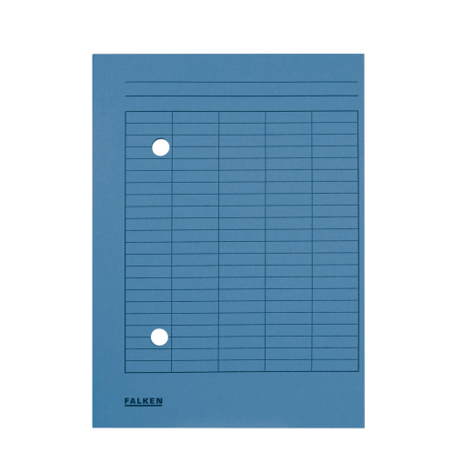 Umlaufmappe - A4 blau, Manilakarton, 250 g/qm