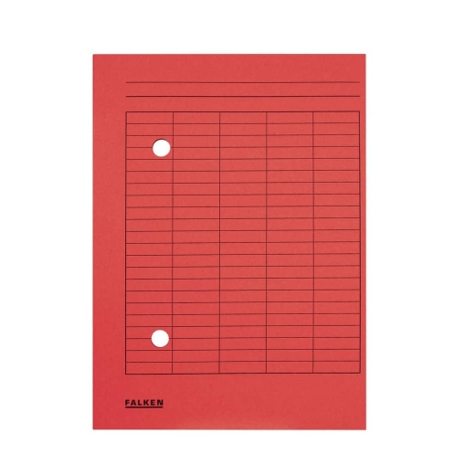 Umlaufmappe - A4, rot, Manilakarton, 250 g/qm