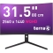 TERRA LCD/LED 3285W HA 2K VA CURVED black HDMI/DP/USB-C
