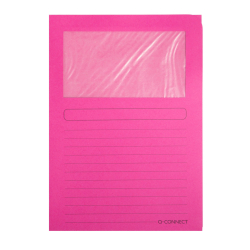 Umlaufmappe, A4, Pappe, pink