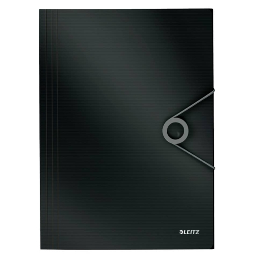 4563 Dreiflügelmappe Solid - A4, PP, schwarz
