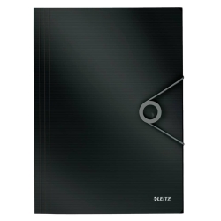 4563 Dreiflügelmappe Solid - A4, PP, schwarz