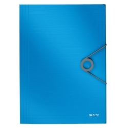 4563 Dreiflügelmappe Solid - A4, PP, hellblau