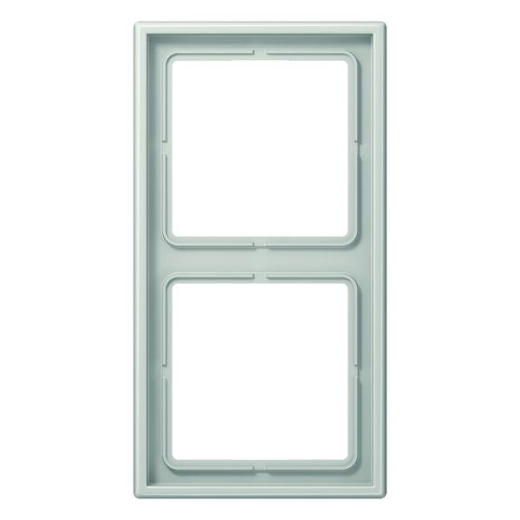 JUNG Abdeckrahmen LS982LG 2fach lichtgrau