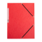 Eckspanner - Karton A4 mit Gummizug rot