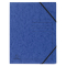 Sammelmappe - A4, 355 g/qm, Gummizug, blau