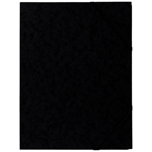 Sammelmappe - A4, 355 g/qm, Gummizug, schwarz
