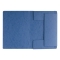 Gummizugmappe - A4, 150 Blatt, Pressspan, blau